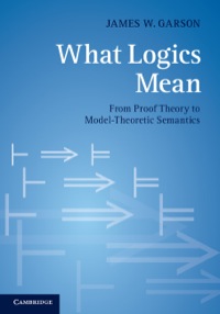 Titelbild: What Logics Mean 1st edition 9781107039100