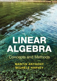 Cover image: Linear Algebra: Concepts and Methods 1st edition 9780521279482