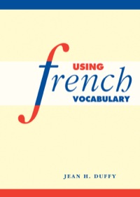 Cover image: Using French Vocabulary 1st edition 9780521570404