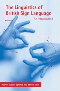Omslagafbeelding: The Linguistics of British Sign Language 1st edition 9780521631426