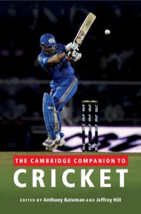 Imagen de portada: The Cambridge Companion to Cricket 1st edition 9780521761291