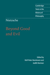 Immagine di copertina: Nietzsche: Beyond Good and Evil 1st edition 9780521770781