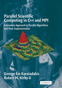 Omslagafbeelding: Parallel Scientific Computing in C++ and MPI 1st edition 9780521520805
