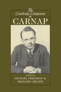 Cover image: The Cambridge Companion to Carnap 1st edition 9780521840156