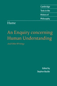 Cover image: Hume: An Enquiry Concerning Human Understanding 1st edition 9780521843409