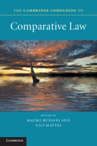 Cover image: The Cambridge Companion to Comparative Law 1st edition 9780521895705