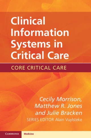 صورة الغلاف: Clinical Information Systems in Critical Care 1st edition 9780521156745