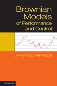 表紙画像: Brownian Models of Performance and Control 1st edition 9781107018396