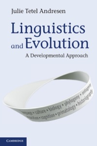 Cover image: Linguistics and Evolution 1st edition 9781107042247