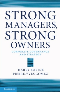 Cover image: Strong Managers, Strong Owners 9781107044203