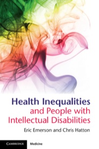 Cover image: Health Inequalities and People with Intellectual Disabilities 1st edition 9780521133142