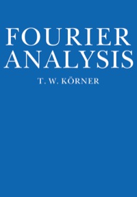 صورة الغلاف: Fourier Analysis 1st edition 9780521389914