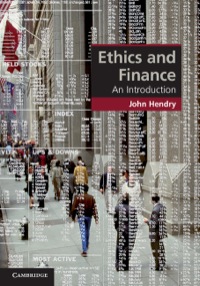 Cover image: Ethics and Finance 1st edition 9781107024229