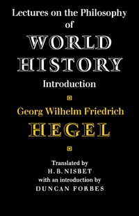 Cover image: Lectures on the Philosophy of World History 1st edition 9780521205665