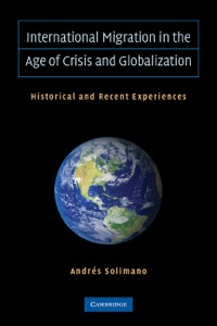 Titelbild: International Migration in the Age of Crisis and Globalization 1st edition 9780521194259