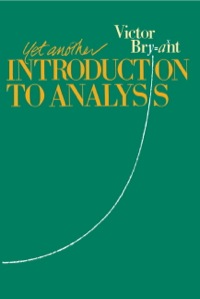 Imagen de portada: Yet Another Introduction to Analysis 1st edition 9780521388351