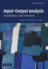 Cover image: Input-Output Analysis 2nd edition 9780521517133