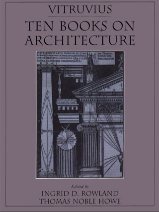 Cover image: Vitruvius: 'Ten Books on Architecture' 1st edition 9780521002929