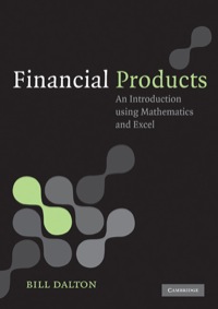 表紙画像: Financial Products 1st edition 9780521863582