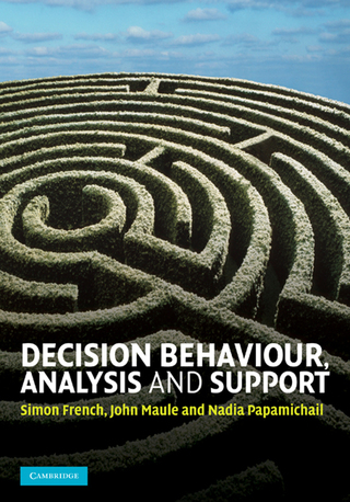 表紙画像: Decision Behaviour, Analysis and Support 1st edition 9780521883344