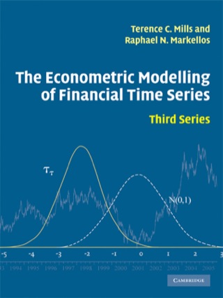 Cover image: The Econometric Modelling of Financial Time Series 3rd edition 9780521710091