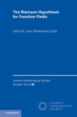 Cover image: The Riemann Hypothesis for Function Fields 1st edition 9781107047211