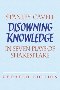 Cover image: Disowning Knowledge 2nd edition 9780521821896