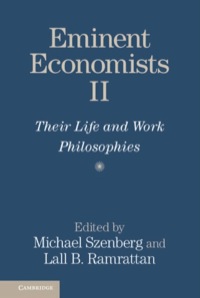 Titelbild: Eminent Economists II 1st edition 9781107040533