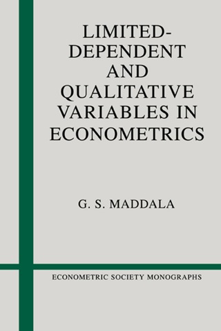 Cover image: Limited-Dependent and Qualitative Variables in Econometrics 1st edition 9780521338257