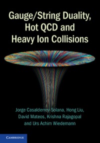 Imagen de portada: Gauge/String Duality, Hot QCD and Heavy Ion Collisions 1st edition 9781107022461
