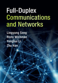 表紙画像: Full-Duplex Communications and Networks 9781107157569