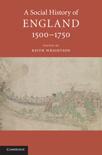 Cover image: A Social History of England, 1500–1750 9781107041790