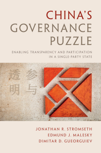 Cover image: China's Governance Puzzle 9781107122635