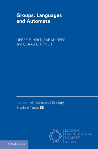 Cover image: Groups, Languages and Automata 9781107152359