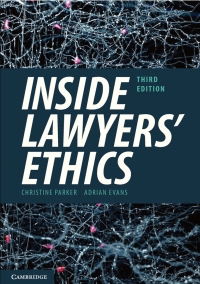 Cover image: Inside Lawyers' Ethics 3rd edition 9781316642009