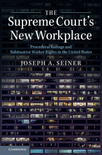 Omslagafbeelding: The Supreme Court's New Workplace 9781107137998