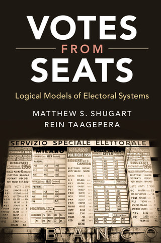 Cover image: Votes from Seats 9781108417020