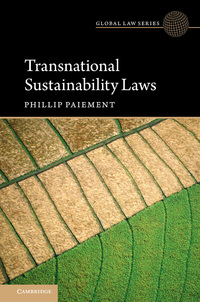 Imagen de portada: Transnational Sustainability Laws 9781108417914