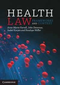 Cover image: Health Law 9781107455474