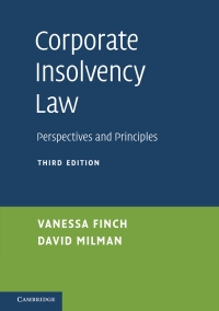Omslagafbeelding: Corporate Insolvency Law 3rd edition 9781107039919