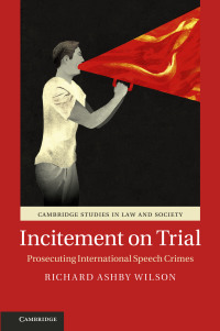 صورة الغلاف: Incitement on Trial 9781107103108