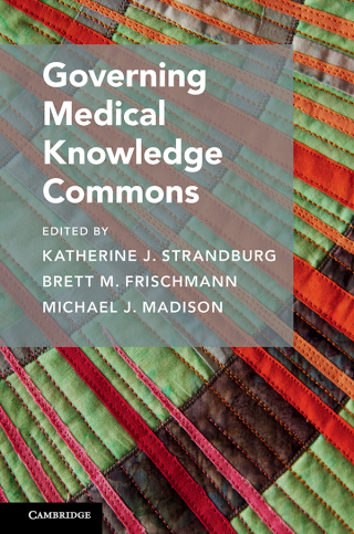 Immagine di copertina: Governing Medical Knowledge Commons 9781107146877