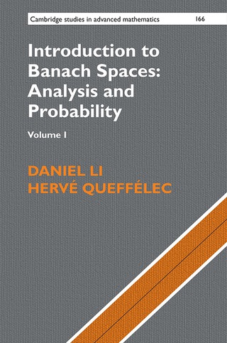 صورة الغلاف: Introduction to Banach Spaces: Analysis and Probability: Volume 1 9781107160514