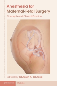 Titelbild: Anesthesia for Maternal-Fetal Surgery 9781009088909