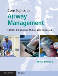 Imagen de portada: Core Topics in Airway Management 3rd edition 9781108419536