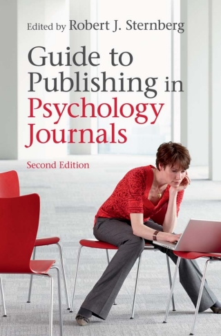صورة الغلاف: Guide to Publishing in Psychology Journals 2nd edition 9781108419918