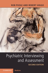Cover image: Psychiatric Interviewing and Assessment 2nd edition 9781316614037