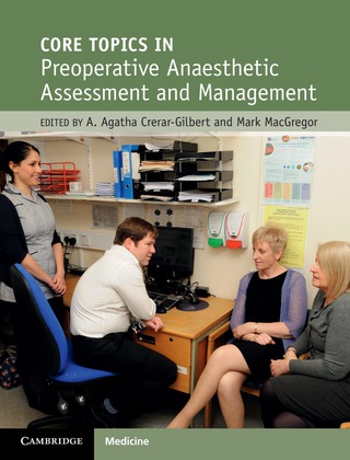 Imagen de portada: Core Topics in Preoperative Anaesthetic Assessment and Management 9781107103313