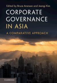 Cover image: Corporate Governance in Asia 9781108420778
