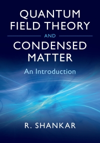 表紙画像: Quantum Field Theory and Condensed Matter 9780521592109